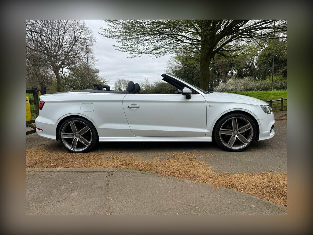 Audi A3 Cabriolet 1.8 Tfsi S Line Convertible S Tronic Eu White #2