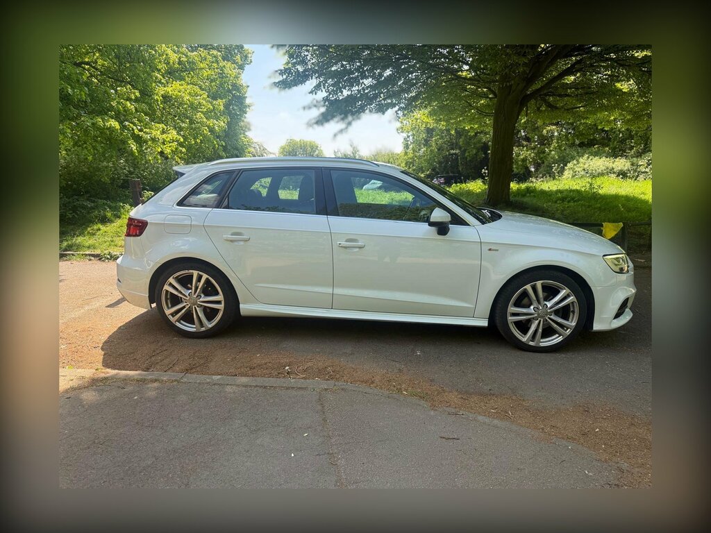 Audi A3 1.5 Tfsi Cod 35 S Line Sportback S Tron OW68RHA White #2