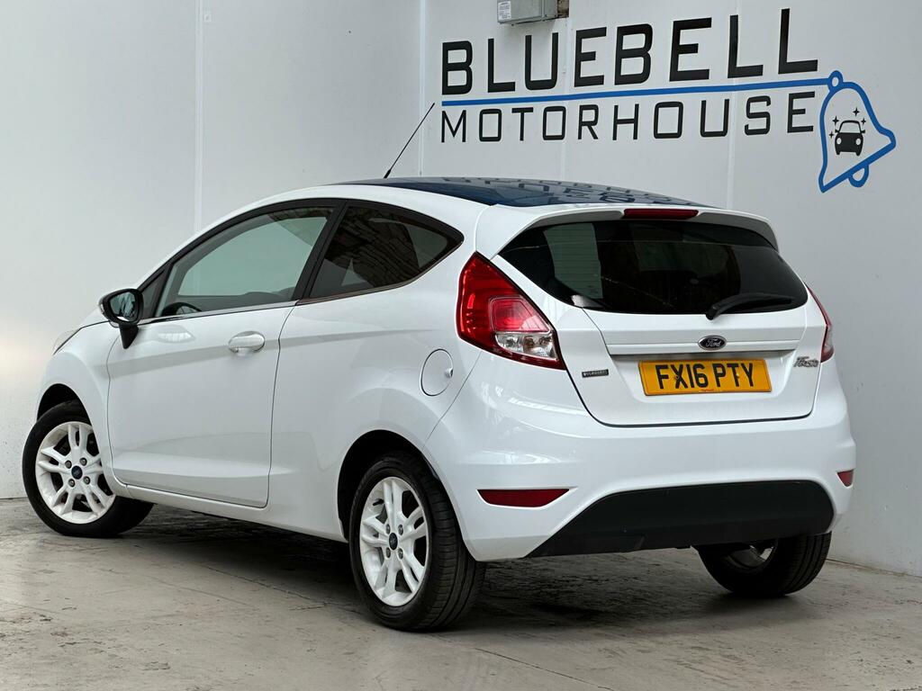 Ford Fiesta 1.0T Ecoboost Zetec White Edition Euro 6 Ss FX16PTY White #4
