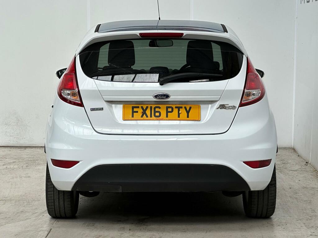 Ford Fiesta 1.0T Ecoboost Zetec White Edition Euro 6 Ss FX16PTY White #5