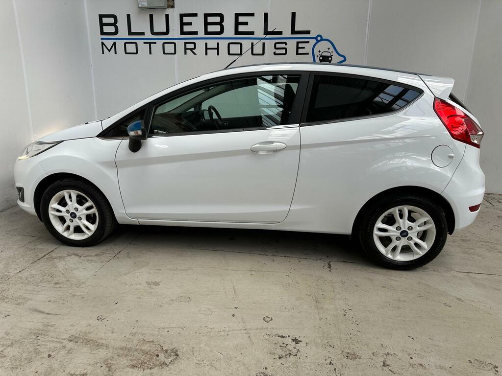 Ford Fiesta 1.0T Ecoboost Zetec White Edition Euro 6 Ss FX16PTY White #6