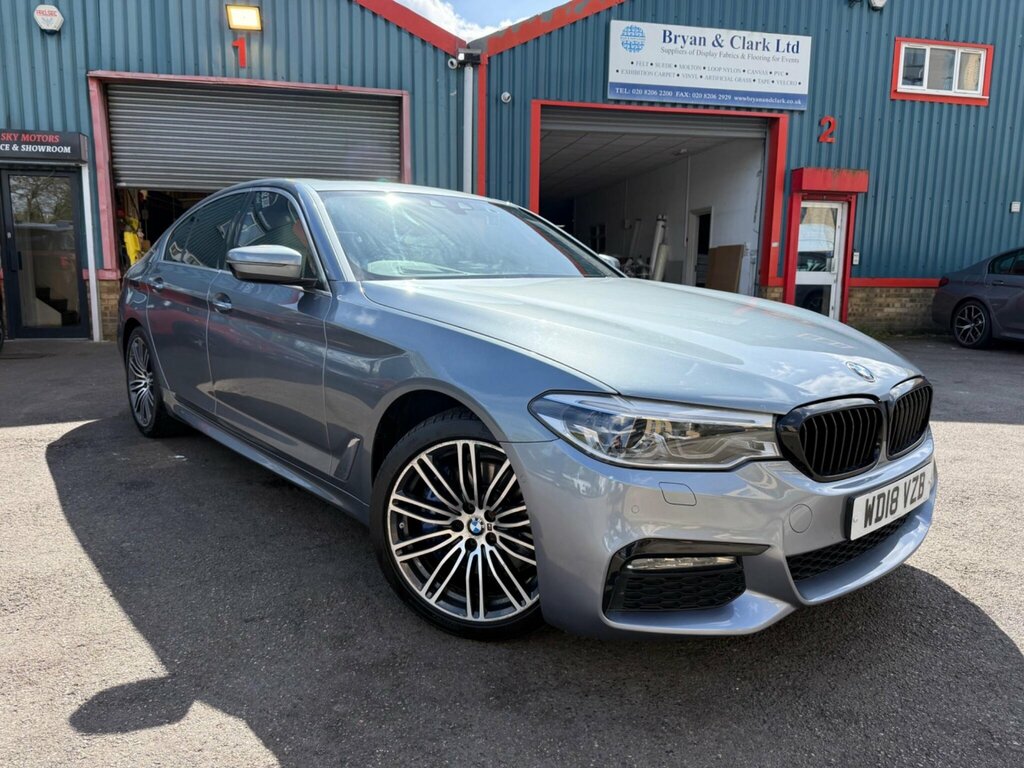 BMW 5 Series 2.0 530E 9.2Kwh M Sport Euro 6 Ss WD18VZB Blue #3