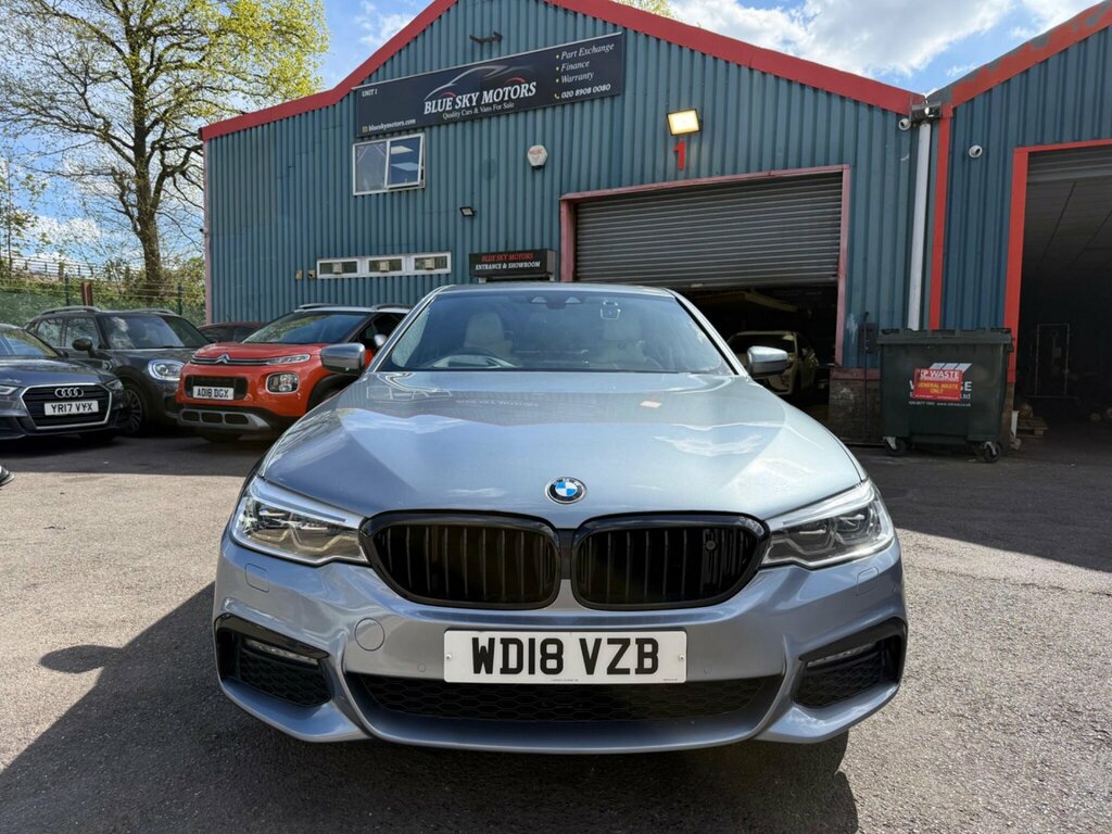 BMW 5 Series 2.0 530E 9.2Kwh M Sport Euro 6 Ss WD18VZB Blue #2