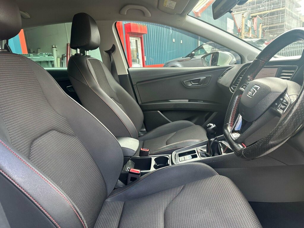 Seat Leon 1.4 Tsi Fr Technology Euro 6 Ss AU68OYX White #6