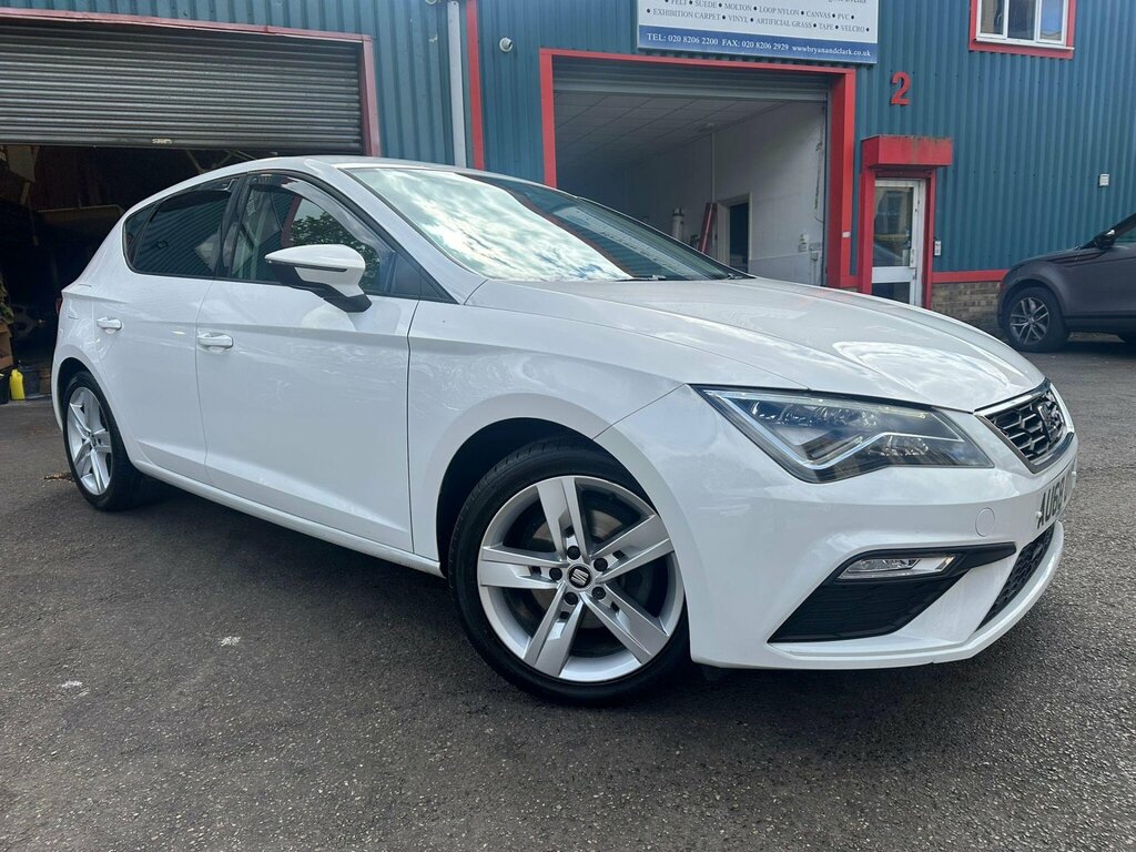 Seat Leon 1.4 Tsi Fr Technology Euro 6 Ss AU68OYX White #3