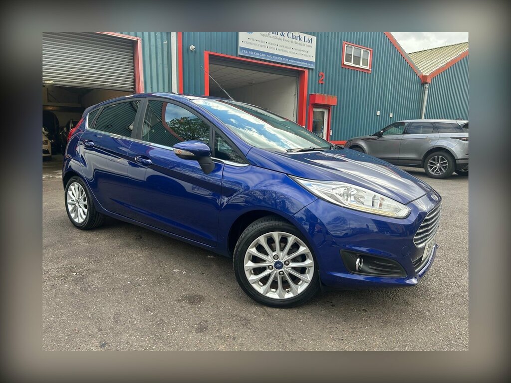 Ford Fiesta 1.0T Ecoboost Titanium X Euro 6 Ss YH17FNR Blue #3