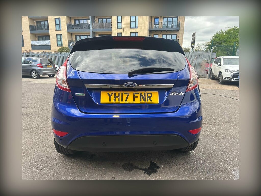 Ford Fiesta 1.0T Ecoboost Titanium X Euro 6 Ss YH17FNR Blue #4