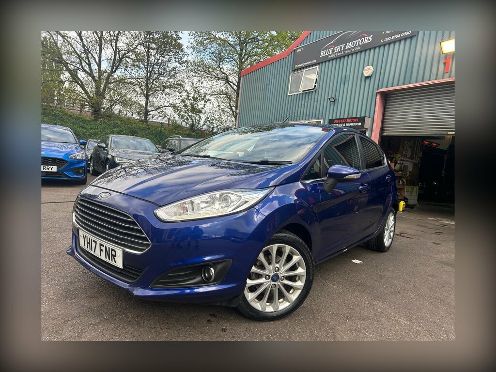 Ford Fiesta 1.0T Ecoboost Titanium X Euro 6 Ss Blue