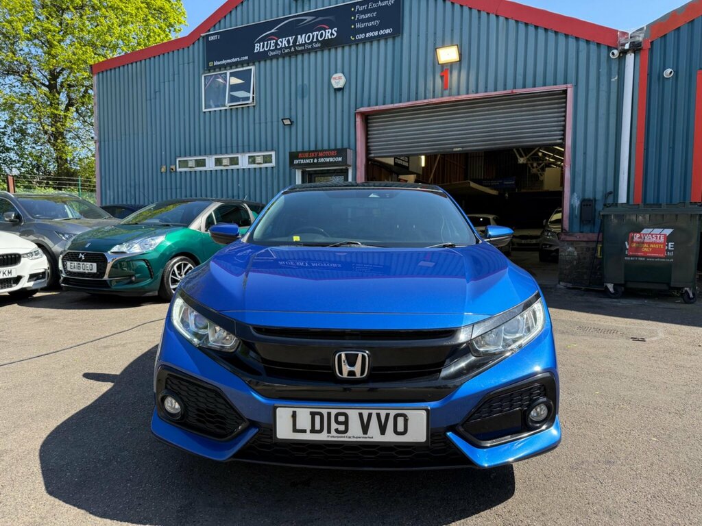 Honda Civic 1.0 Vtec Turbo Ex Cvt Euro 6 Ss LD19VVO Blue #2