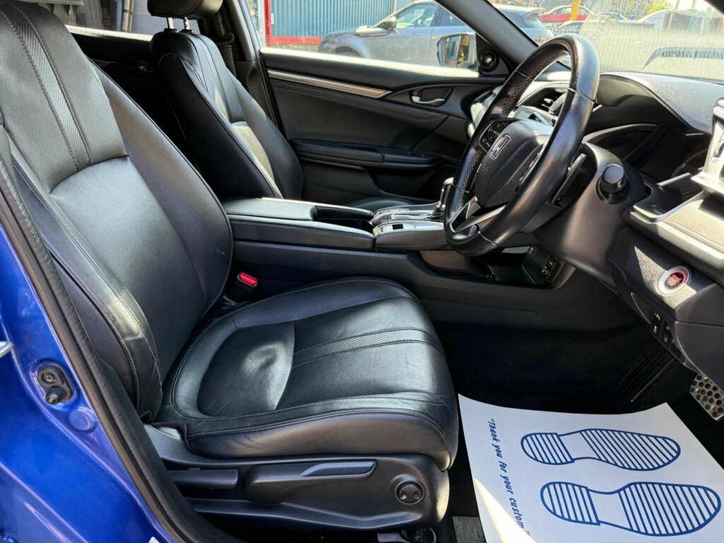 Honda Civic 1.0 Vtec Turbo Ex Cvt Euro 6 Ss LD19VVO Blue #6