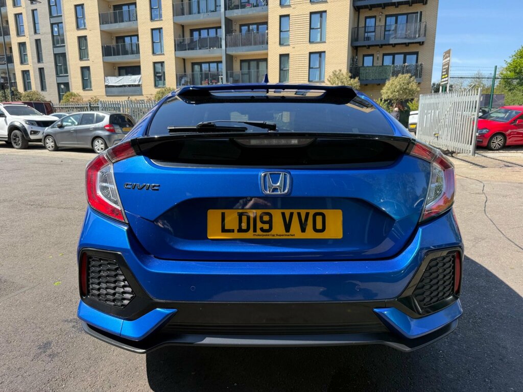 Honda Civic 1.0 Vtec Turbo Ex Cvt Euro 6 Ss LD19VVO Blue #4