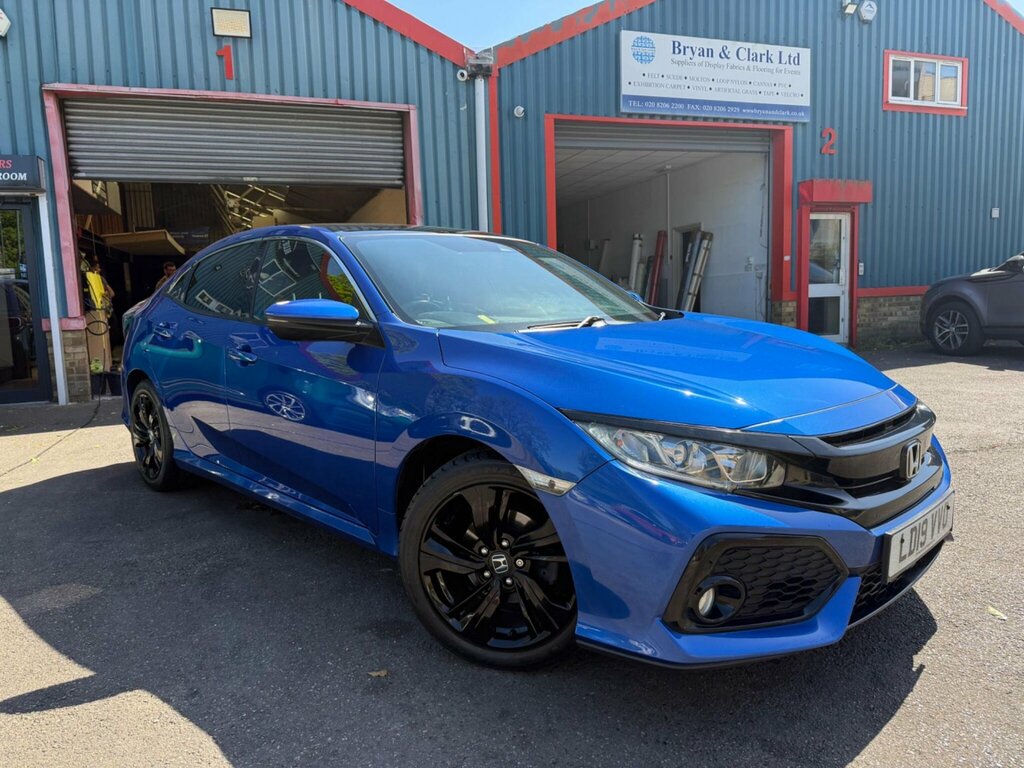 Honda Civic 1.0 Vtec Turbo Ex Cvt Euro 6 Ss LD19VVO Blue #3