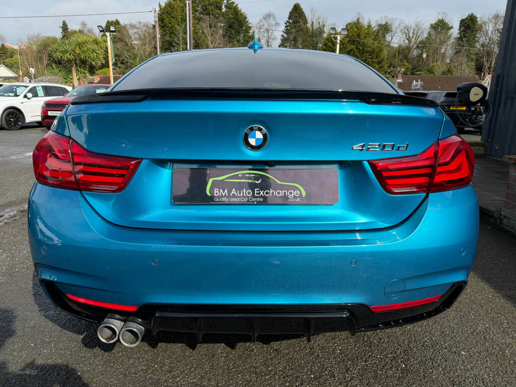 BMW 4 Series 420D 190 M Sport Professional Media ESZ3228 Blue #4