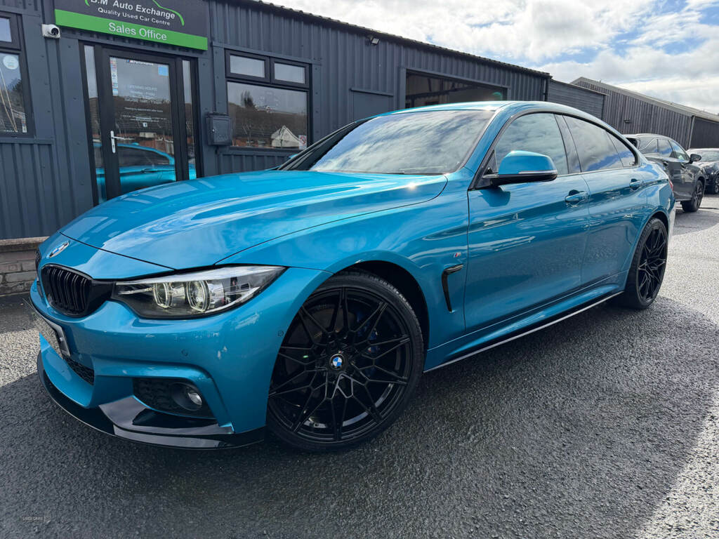 BMW 4 Series 420D 190 M Sport Professional Media Blue
