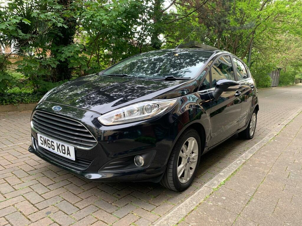 Ford Fiesta 1.0T Ecoboost Zetec Euro 6 Ss 201666 SM66KOA Black #3