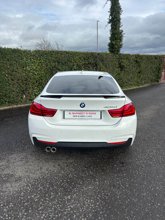 BMW 4 Series 420D 190 M Sport Professional Media YR68WWY White #5
