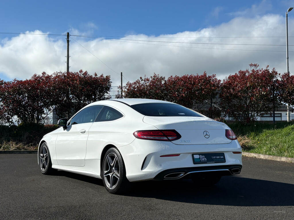 Mercedes-Benz C Class C200 Amg Line 9G-tronic WA19NZN White #4