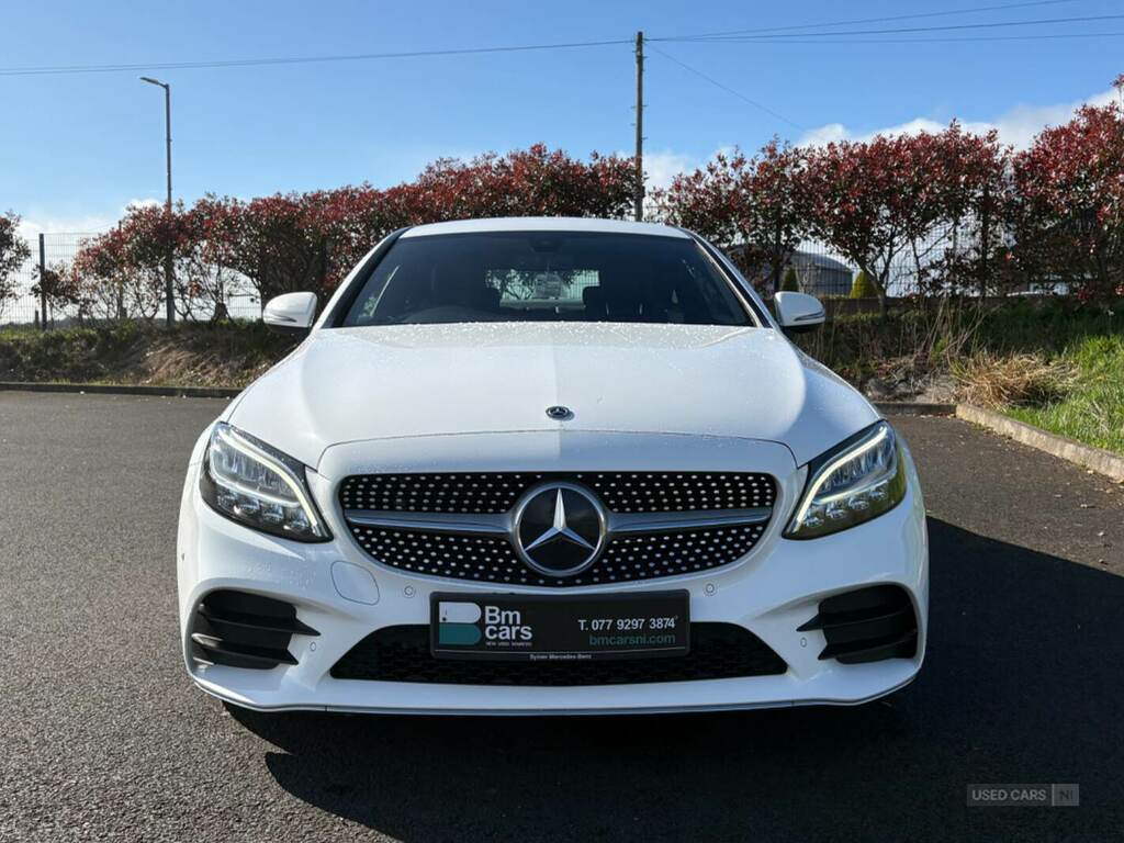 Mercedes-Benz C Class C200 Amg Line 9G-tronic WA19NZN White #3