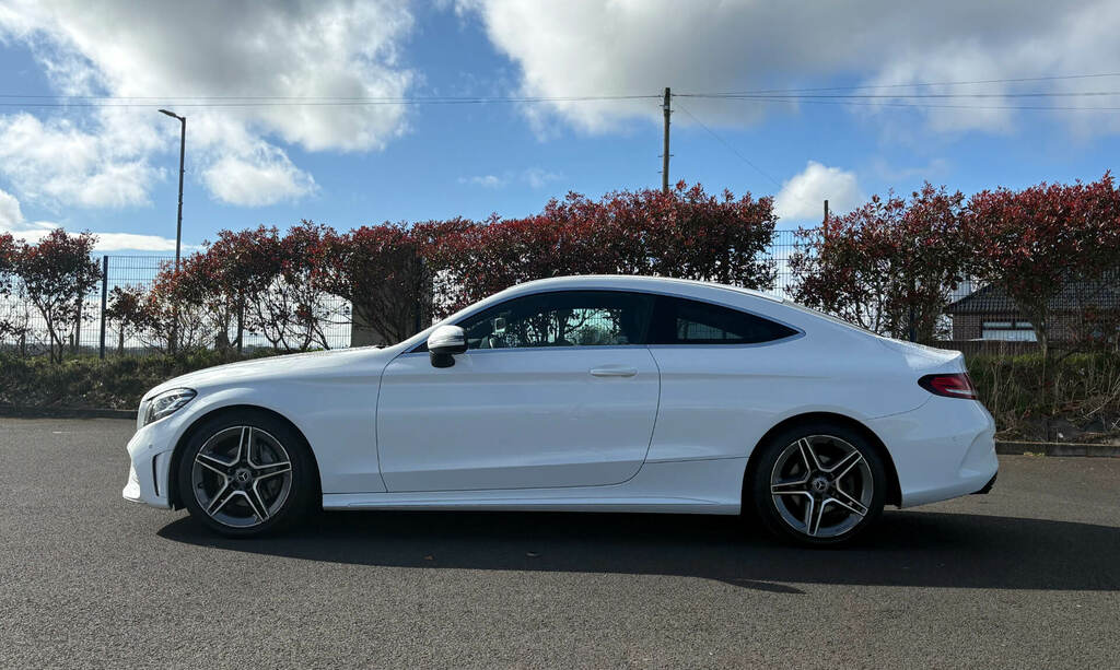 Mercedes-Benz C Class C200 Amg Line 9G-tronic WA19NZN White #5