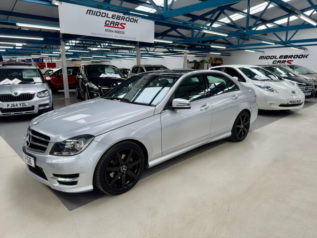 Mercedes-Benz C Class 2.1 C220 Cdi Amg Sport Edition G-tronic Euro 5 S Silver #2