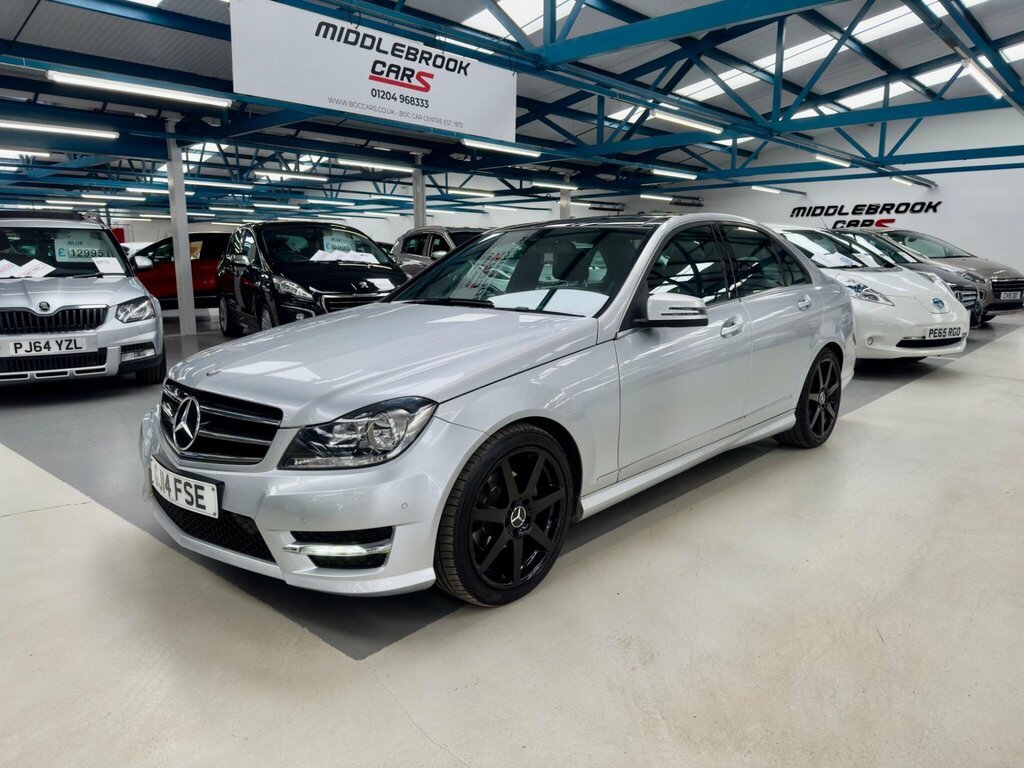 Mercedes-Benz C Class 2.1 C220 Cdi Amg Sport Edition G-tronic Euro 5 S Silver