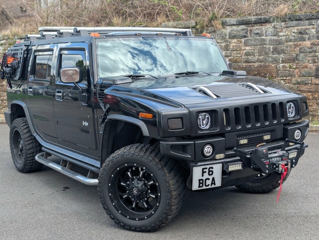Hummer H2 Suv Black #3