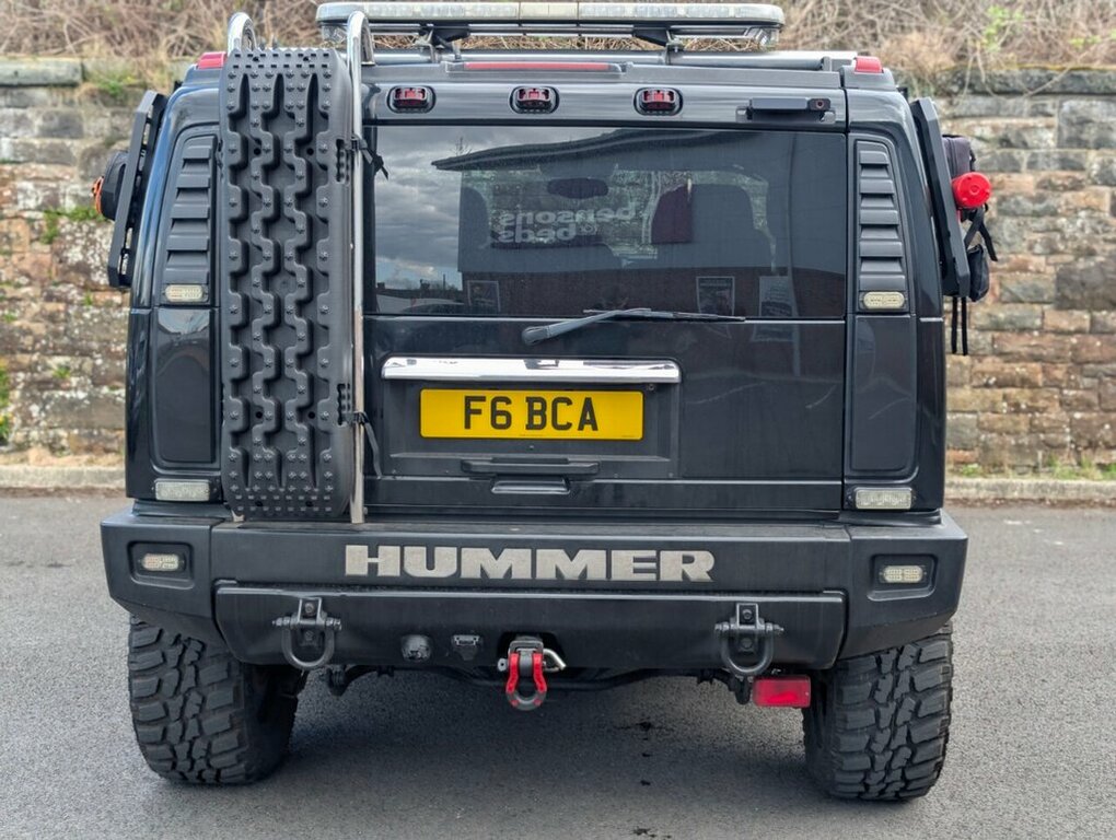 Hummer H2 Suv Black #6