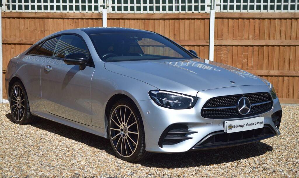 Mercedes-Benz E Class Coupe 2.0 E300dh Mhev Amg Line Night Edition Prem Silver