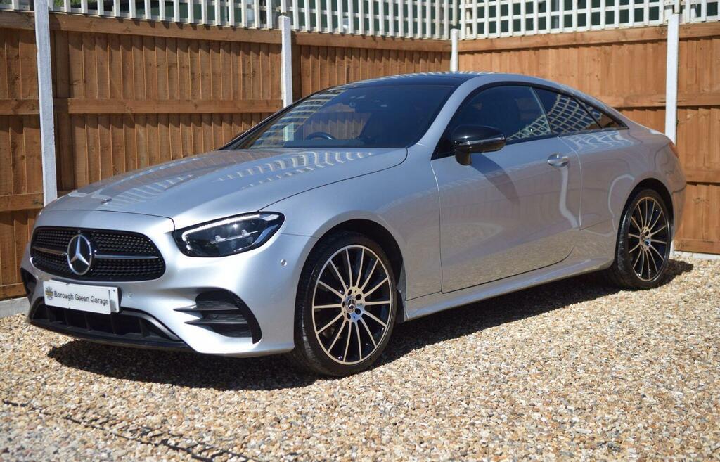 Mercedes-Benz E Class Coupe 2.0 E300dh Mhev Amg Line Night Edition Prem SG72VWW Silver #3
