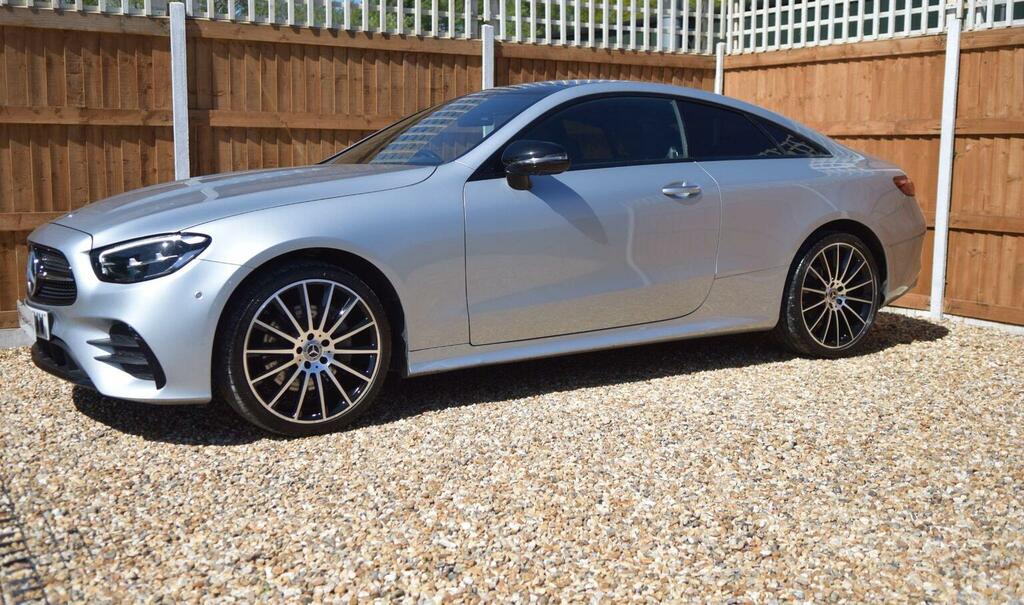 Mercedes-Benz E Class Coupe 2.0 E300dh Mhev Amg Line Night Edition Prem SG72VWW Silver #6