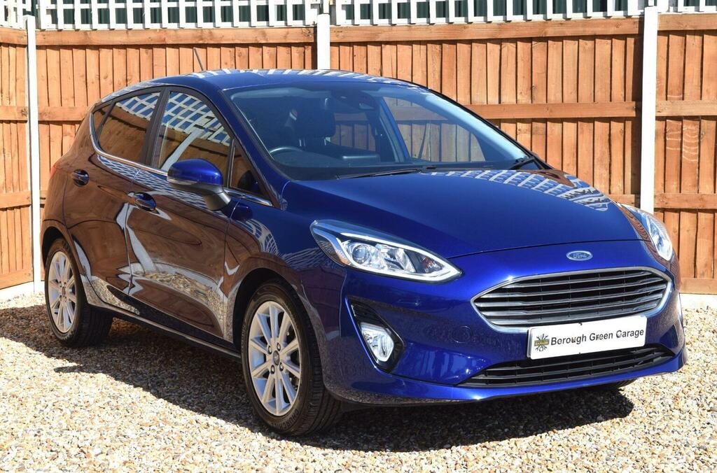 Ford Fiesta Hatchback 1.0T Ecoboost Titanium Euro 6 Ss Blue
