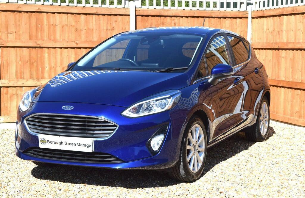 Ford Fiesta Hatchback 1.0T Ecoboost Titanium Euro 6 Ss BP67YHU Blue #3