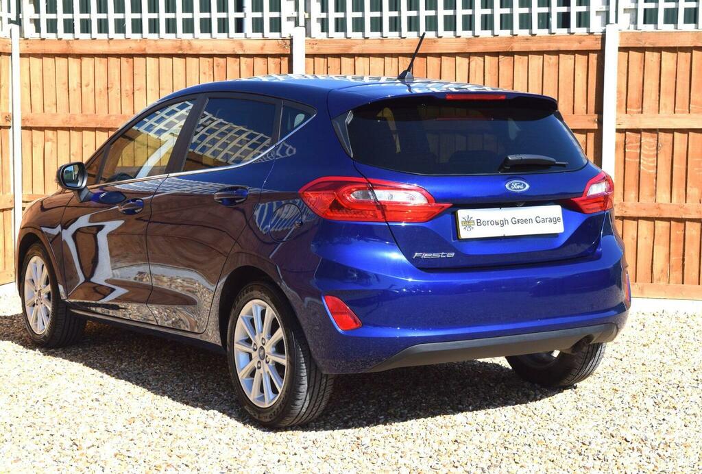 Ford Fiesta Hatchback 1.0T Ecoboost Titanium Euro 6 Ss BP67YHU Blue #4