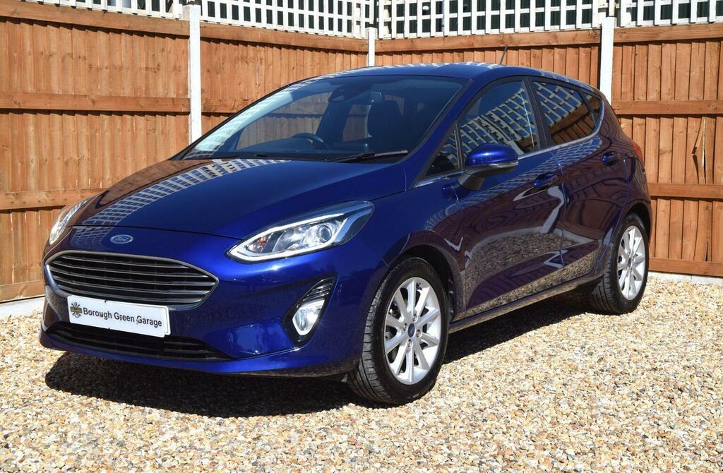 Ford Fiesta Hatchback 1.0T Ecoboost Titanium Euro 6 Ss BP67YHU Blue #6