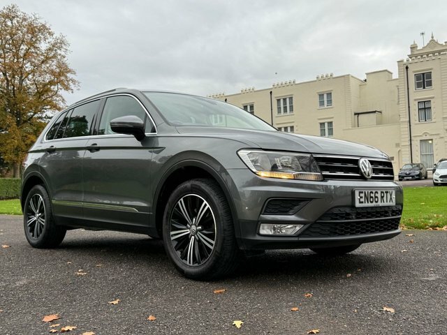 Volkswagen Tiguan 2.0 Tdi Bluemotion Tech Se Navigation Suv Dies EN66RTX Grey #2