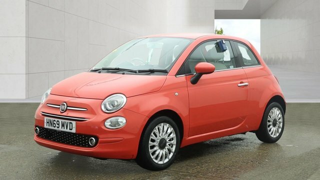 Fiat 500 1.2 Lounge Hatchback Euro 6 S S HN69MVD Pink #2