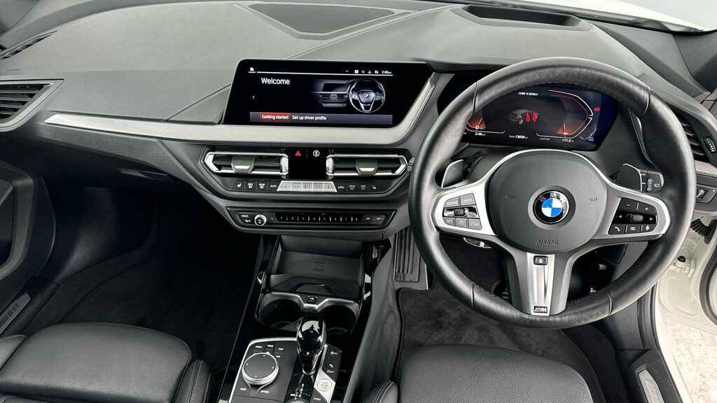 BMW 1 Series Xdrive White #4