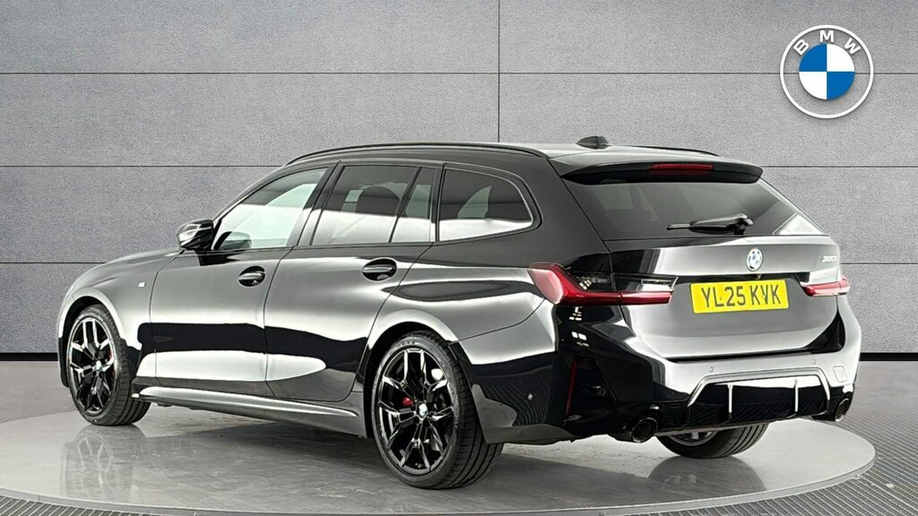 BMW 3 Series M Sport Touring YL25KVK Blue #2