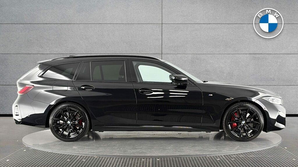BMW 3 Series M Sport Touring YL25KVK Blue #3