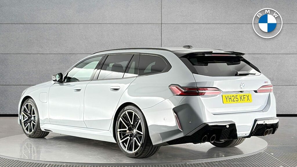 BMW M5 Estate YH25KFX Grey #2