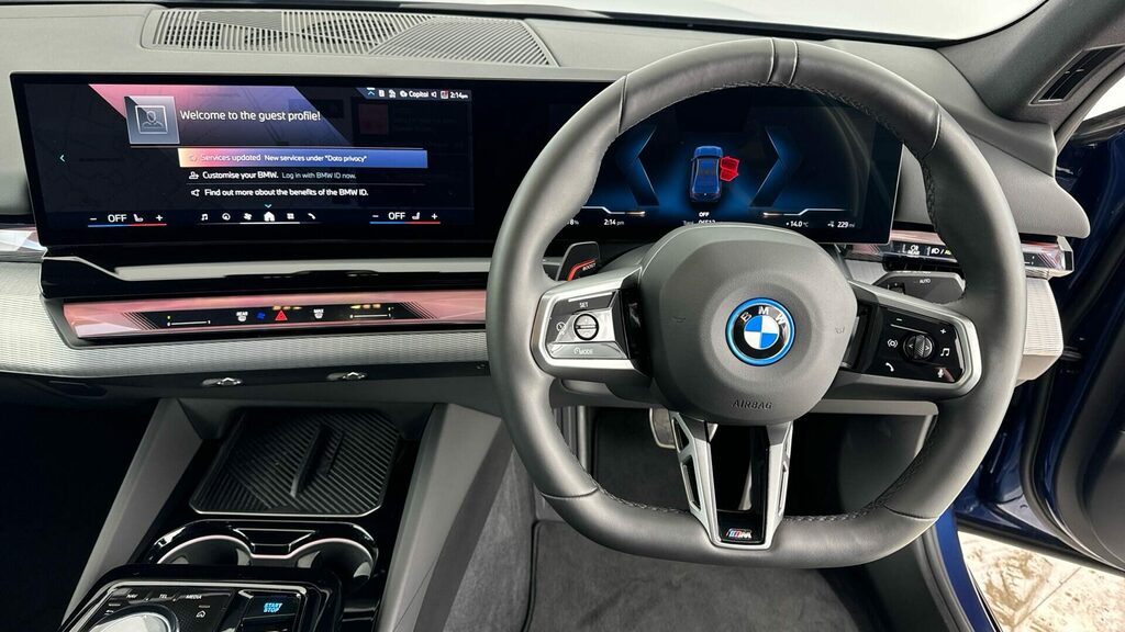 BMW i5 Saloon PK75RYD Blue #5