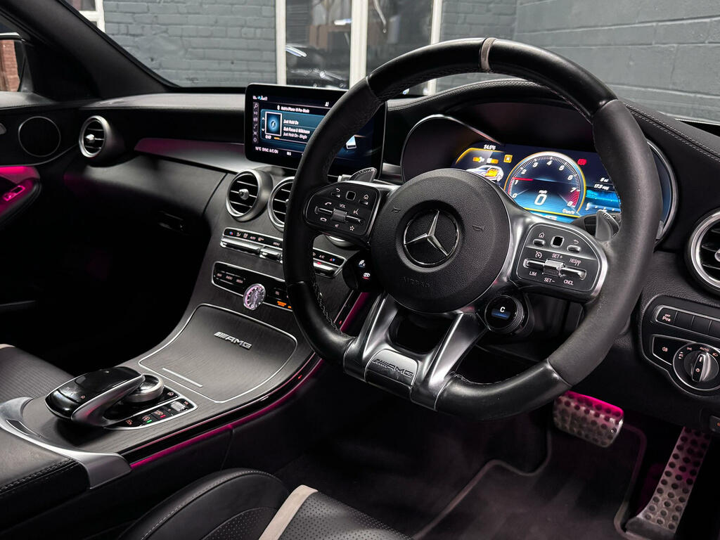 Mercedes-Benz C Class Estate 4.0 C63 V8 Biturbo Amg S 202171 KP71SKK Black #3