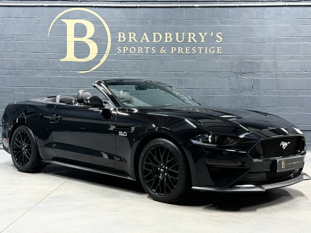 Ford Mustang Convertible 5.0 V8 Gt 201818 Black #2