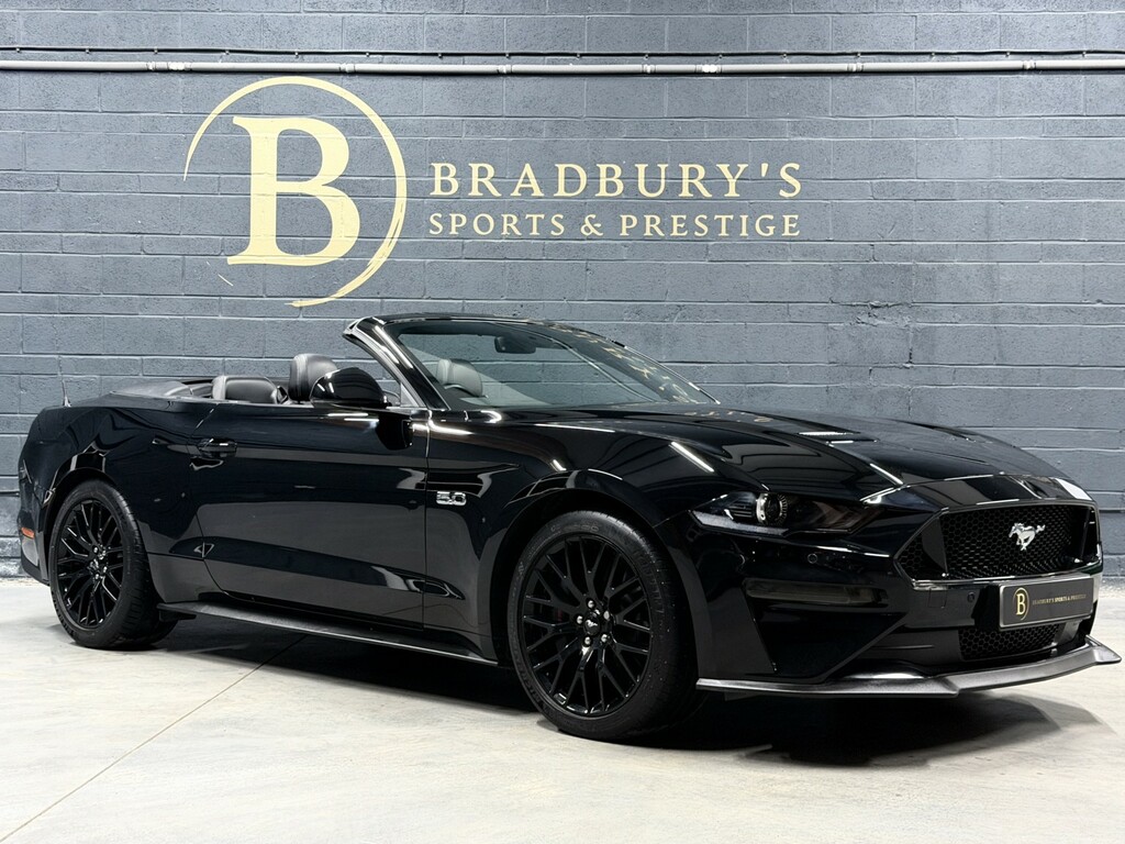 Ford Mustang Convertible 5.0 V8 Gt 201818 Black #3