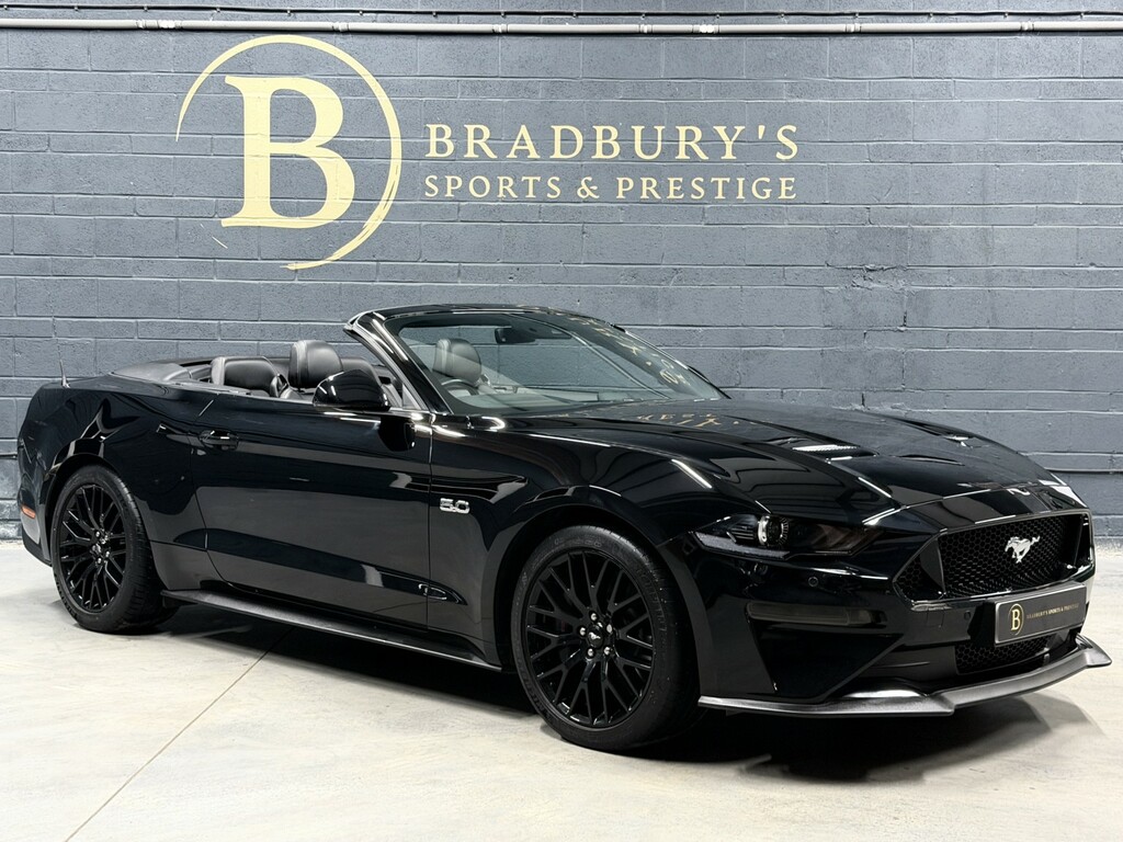 Ford Mustang Convertible 5.0 V8 Gt 201818 Black #5