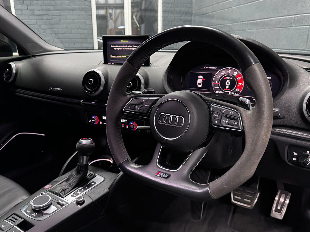 Audi RS3 Saloon 2.5 Tfsi 201969 LL69WEJ Black #4