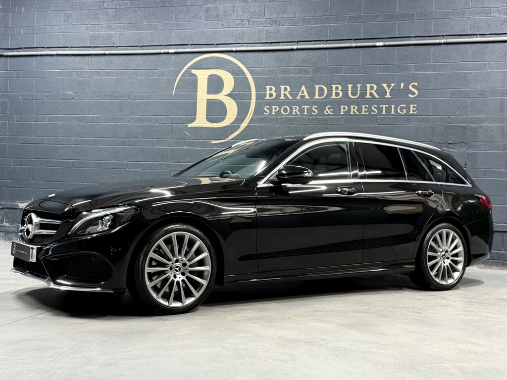 Mercedes-Benz C Class Estate 2.1 C250d Amg Line 201766 KR66UFT Black #6