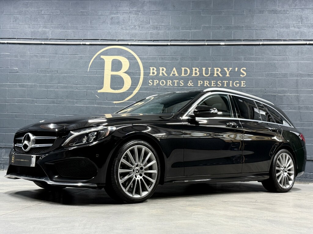 Mercedes-Benz C Class Estate 2.1 C250d Amg Line 201766 KR66UFT Black #5