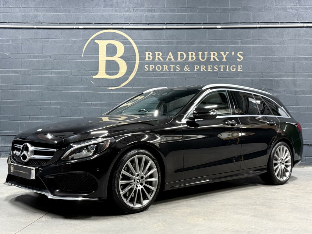 Mercedes-Benz C Class Estate 2.1 C250d Amg Line 201766 KR66UFT Black #3