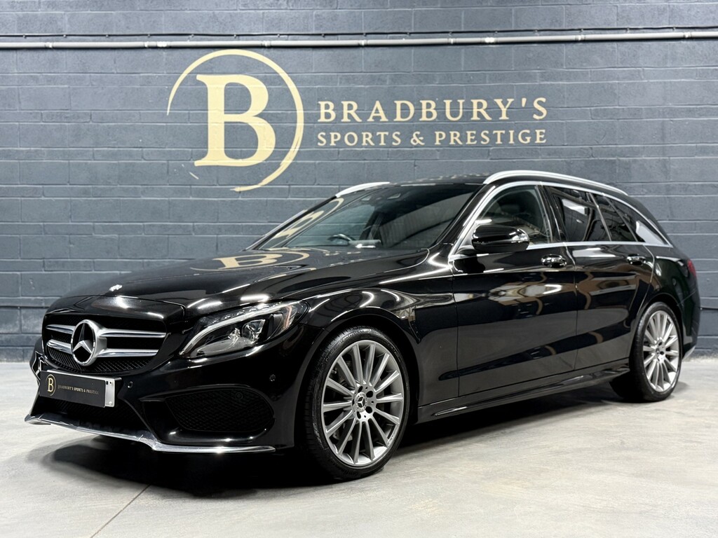 Mercedes-Benz C Class Estate 2.1 C250d Amg Line 201766 KR66UFT Black #2